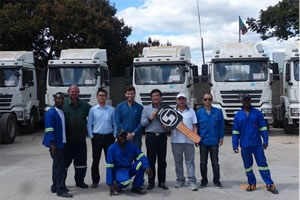 8 M3000 trailer trucks delivered to Zambia