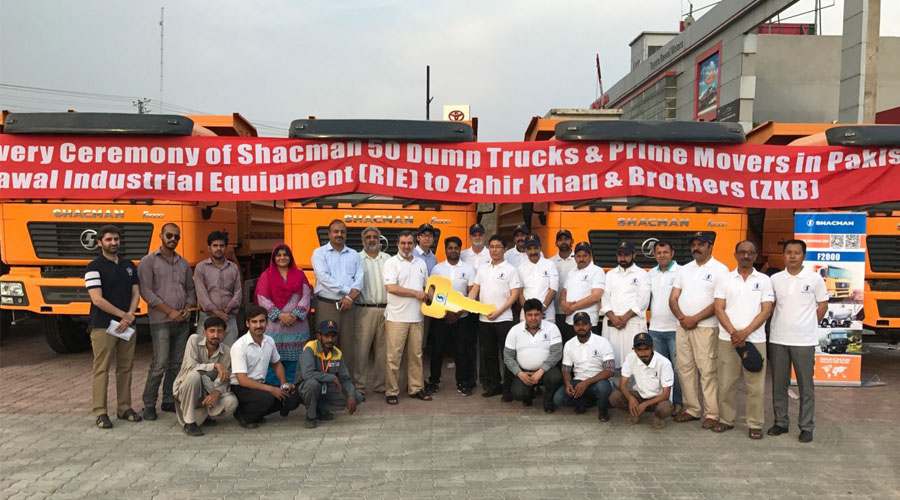 50 SHACMAN vehicles delivered to Pakistan customers